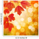  branch with autumn leaves Wall Mural