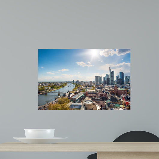 Skyline Center Business District Wall Decal