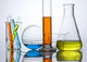 chemistry laboratory equipment, test tubes Wall Mural