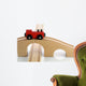 Red Wooden Toy Train Wall Decal