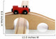Red Wooden Toy Train Wall Decal
