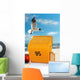 Beach Chair Wall Decal Design 1