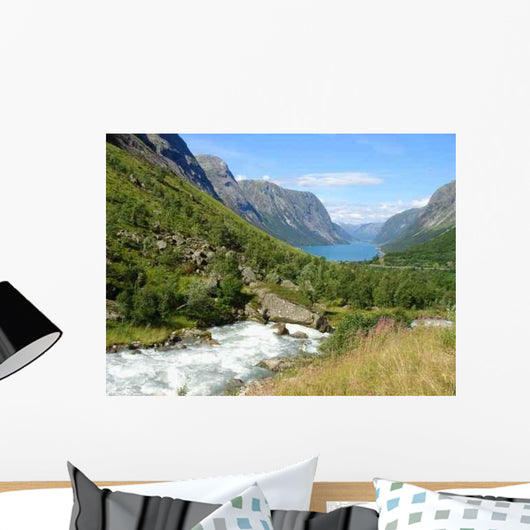 Norwegian Fjords Wall Decal