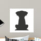 Dog Pet Silhouette Icon Wall Decal