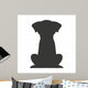 Dog Pet Silhouette Icon Wall Decal