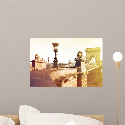 Chain Bridge in Budapest Wall Mural