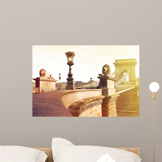 Chain Bridge in Budapest Wall Mural