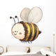 ilustracion de abeja para niños Wall Decal