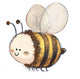 ilustracion de abeja para niños Wall Decal