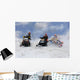 Racing Snowmobiles Wintersports Wall Mural