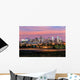 Denver Skyline Long Exposure Wall Decal