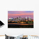 Denver Skyline Long Exposure Wall Decal