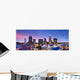 Downtown Charlotte North Carolina Panorama Skyline Wall Decal