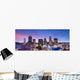 Downtown Charlotte North Carolina Panorama Skyline Wall Decal