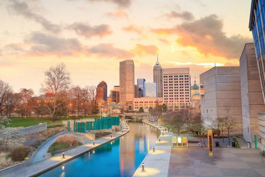 Downtown Indianapolis Skyline Wall Decal