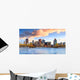 Skyline Downtown Pittsburgh Twilight Wall Decal