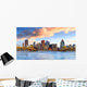 Skyline Downtown Pittsburgh Twilight Wall Decal