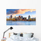 Skyline Downtown Pittsburgh Twilight Wall Decal