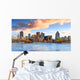 Skyline Downtown Pittsburgh Twilight Wall Decal