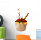 Birthday cake cartoon Wall Decal