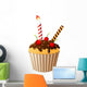 Birthday cake cartoon Wall Decal