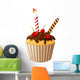 Birthday cake cartoon Wall Decal