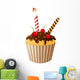 Birthday cake cartoon Wall Decal