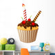 Birthday cake cartoon Wall Decal