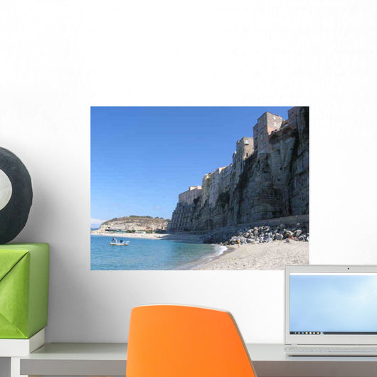 Lonely Fisherman Wall Decal