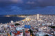 Rooftops City near Ocean Wall Decal