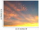 Colorful sunset Wall Mural