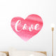 Love. Brush lettering. Wall Decal