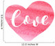 Love. Brush lettering. Wall Decal
