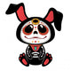 Day of the Dead (Dia de los Muertos) style bunny Wall Decal