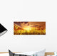 Golden Wheat Field Wall Decal Design 2