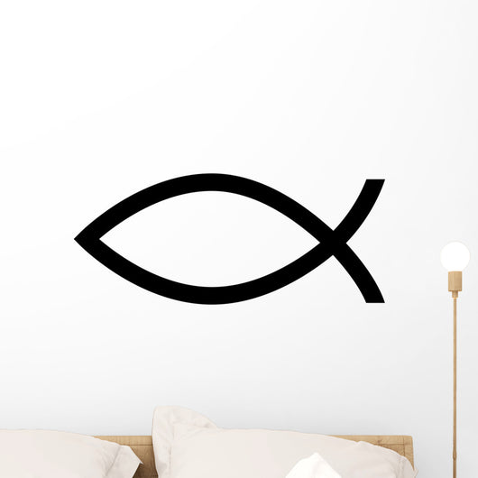 fish christ religion icon vector Wall Decal