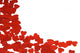 Red Hearts Background Wall Decal