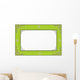 Green Frame Wall Decal