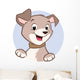 Cartoon Dog  Wall Decal