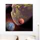 crowded orbit Wall Mural