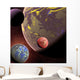 crowded orbit Wall Mural