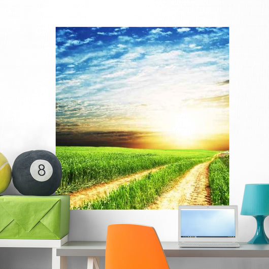 Road Wall Decal Design 1