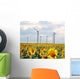 And Sunflowers Wind Wall Decal