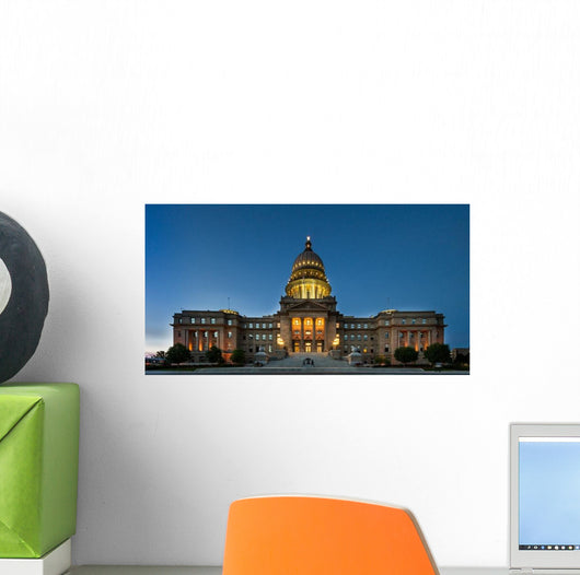 Wide Boise Capital Building Wall Decal