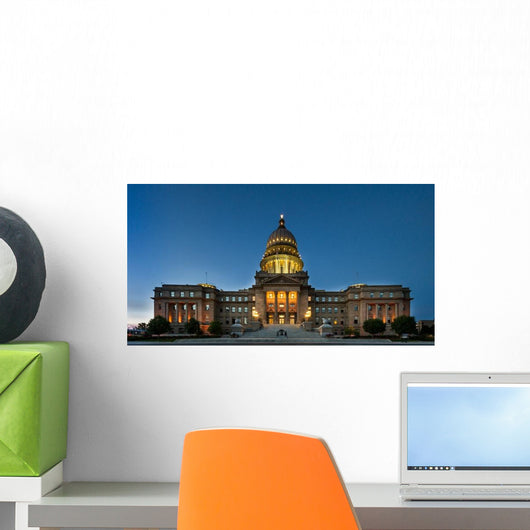 Wide Boise Capital Building Wall Decal