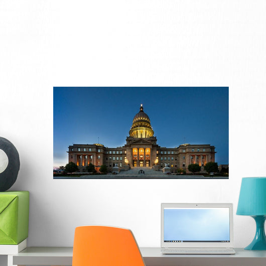 Wide Boise Capital Building Wall Decal