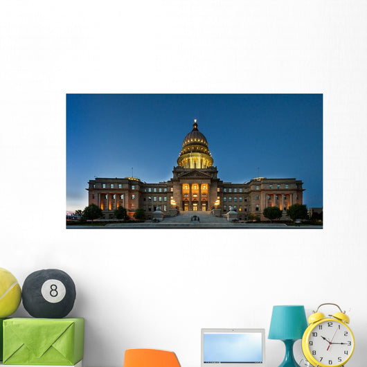 Wide Boise Capital Building Wall Decal