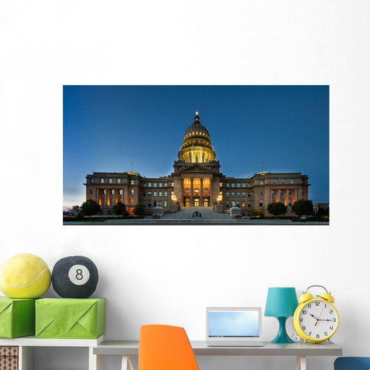 Wide Boise Capital Building Wall Decal
