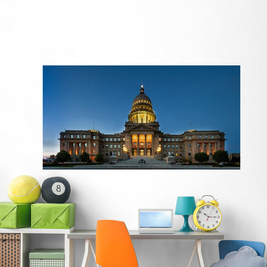 Wide Boise Capital Building Wall Decal