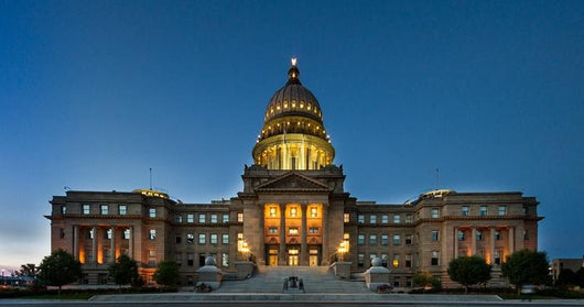 Wide Boise Capital Building Wall Decal
